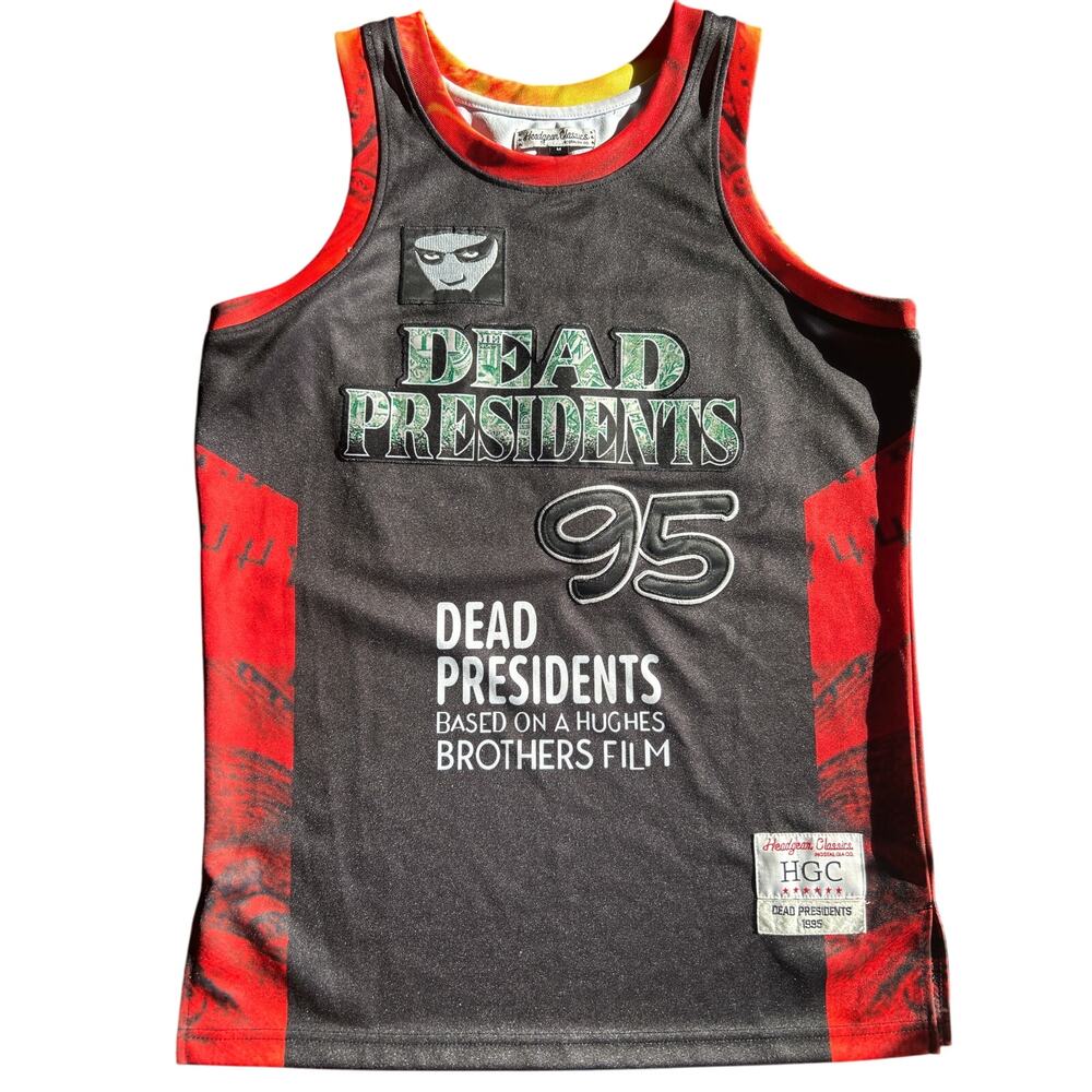 Headgear Classics 1995 Dead Presidents Movie Embroidered Jersey Anthony Curtis M